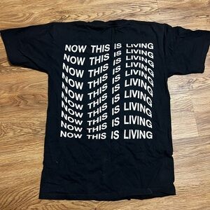 Black Graphic T-Shirt Now This is Living